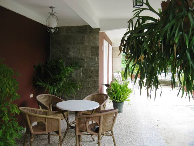 'Patio' Casas particulares are an alternative to hotels in Cuba.